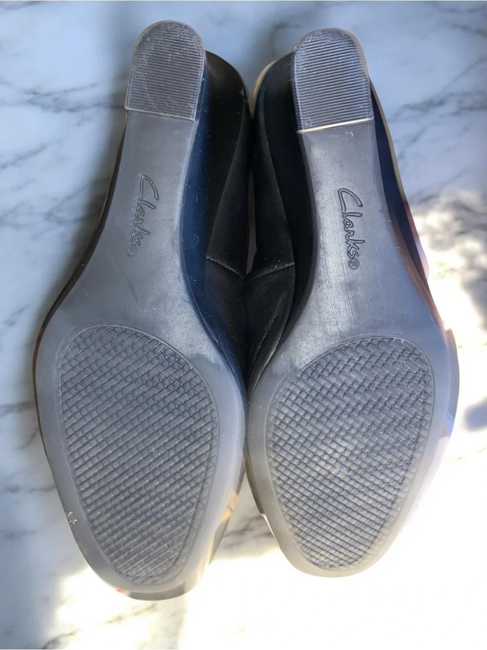 Women’s Black Slip-On Wedge Pumps